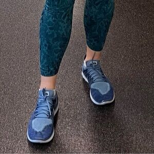 Nike Running Shoes | Nike Free Run Flyknit 2017 | Size 11 Women | Ocean Fog Blue